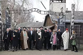 Historic visit to Auschwitz